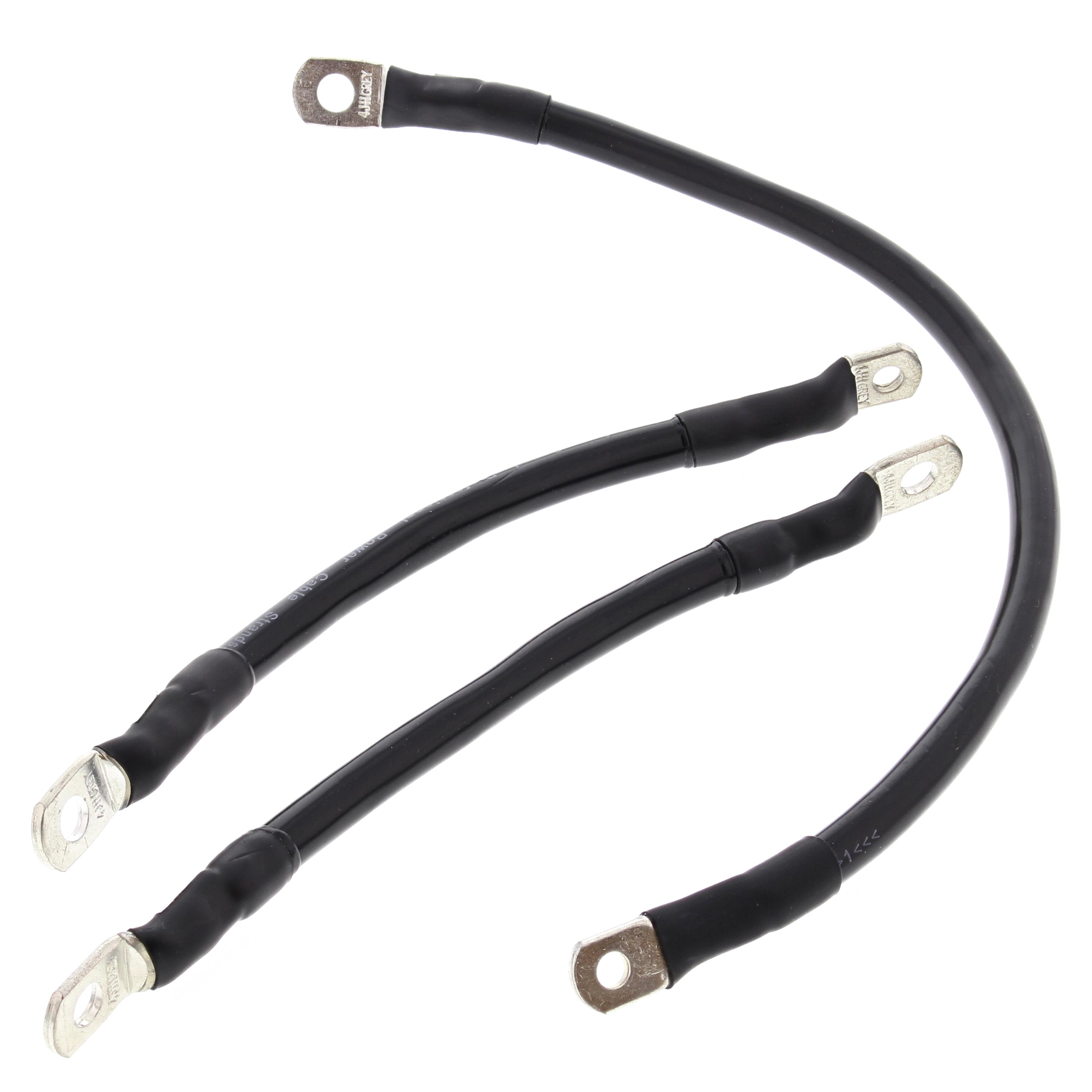 WRP Battery Cable Kit Black Harley FXD Super Glide 95-98, FXD Super Glide 99-03, FXDBD Dyna Sturgis 1992, FXDBS Dyna Daytona 89-92, FXDC Super Glide Custom 1992, FXDL Dyna Low Rider 93-98, FXDL Dyna Low Rider 99-03, FXDP Dyna Police 01-03, FXDS-CON D
