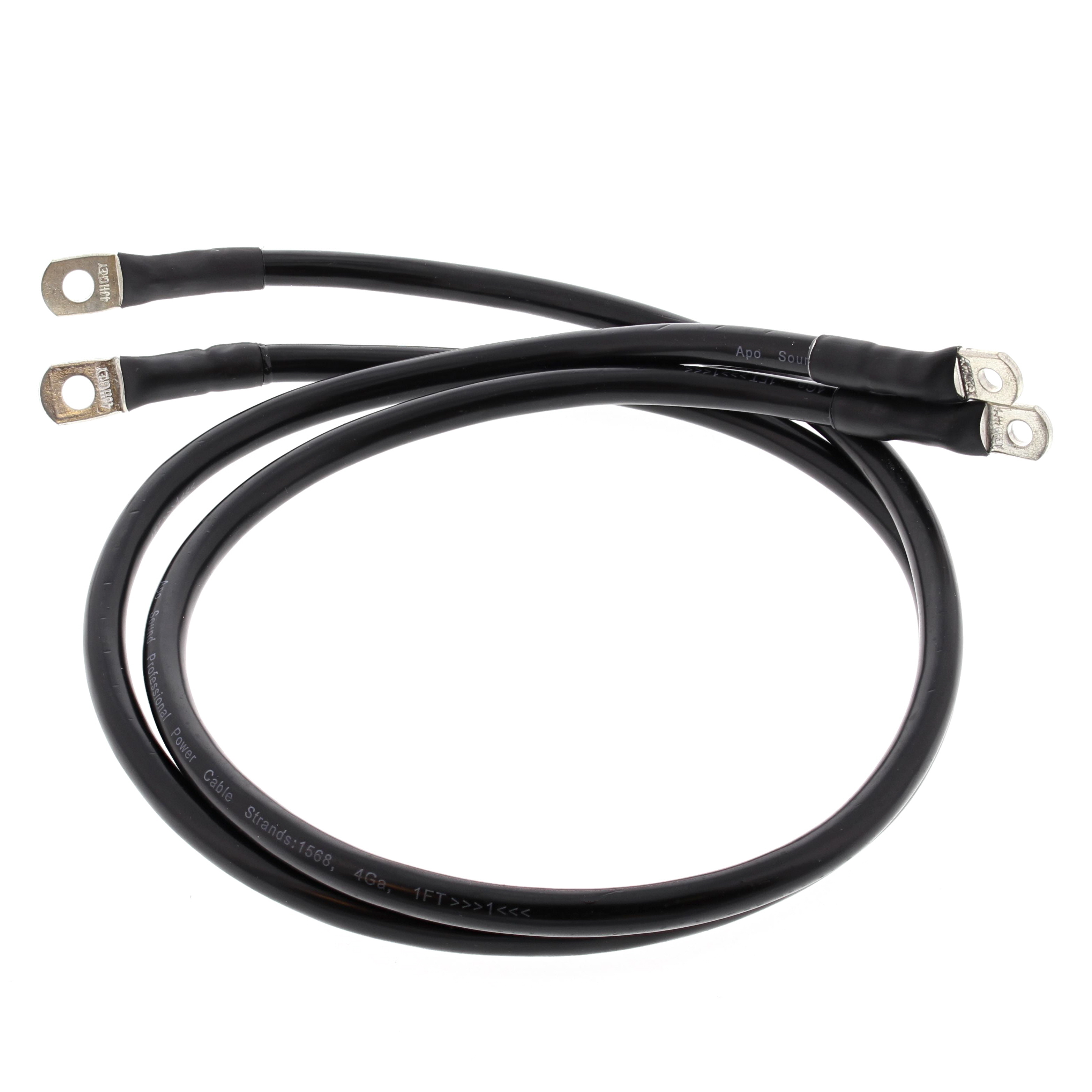 WRP Battery Cable Kit Black Harley FLHS Electra Glide Sport 89-92, FLHTC Electra Glide Classic 89-92, FLHTCU Electra Glide Ultra Classic 89-92, FLTC Tour Glide Classic 89-92, FLTCU Tour Glide Ultra Classic 89-92