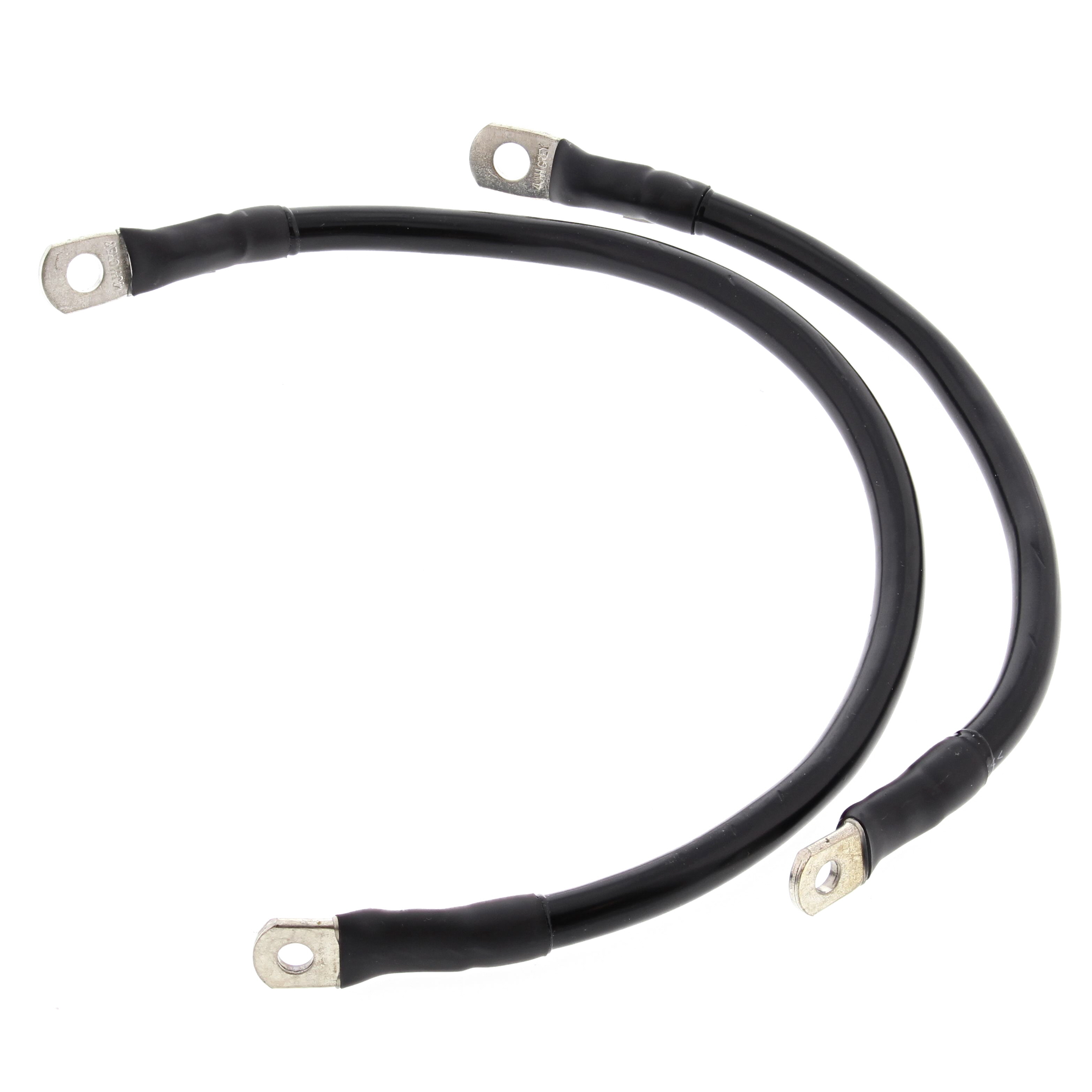 WRP Battery Cable Kit Black Harley XL 81-85, XL 81-86, XL 1200 97-98, XL 1200 Custom 97-03, XL 1200 Sport 97-03, XL 883 R 2003, XL 883 STD 97-02, XL 883C Custom 02-03, XL 883R Race Replica 2002, XLH 1000 81-85, XLH 1100 Evolution 86-87, XLH 1200 88-0
