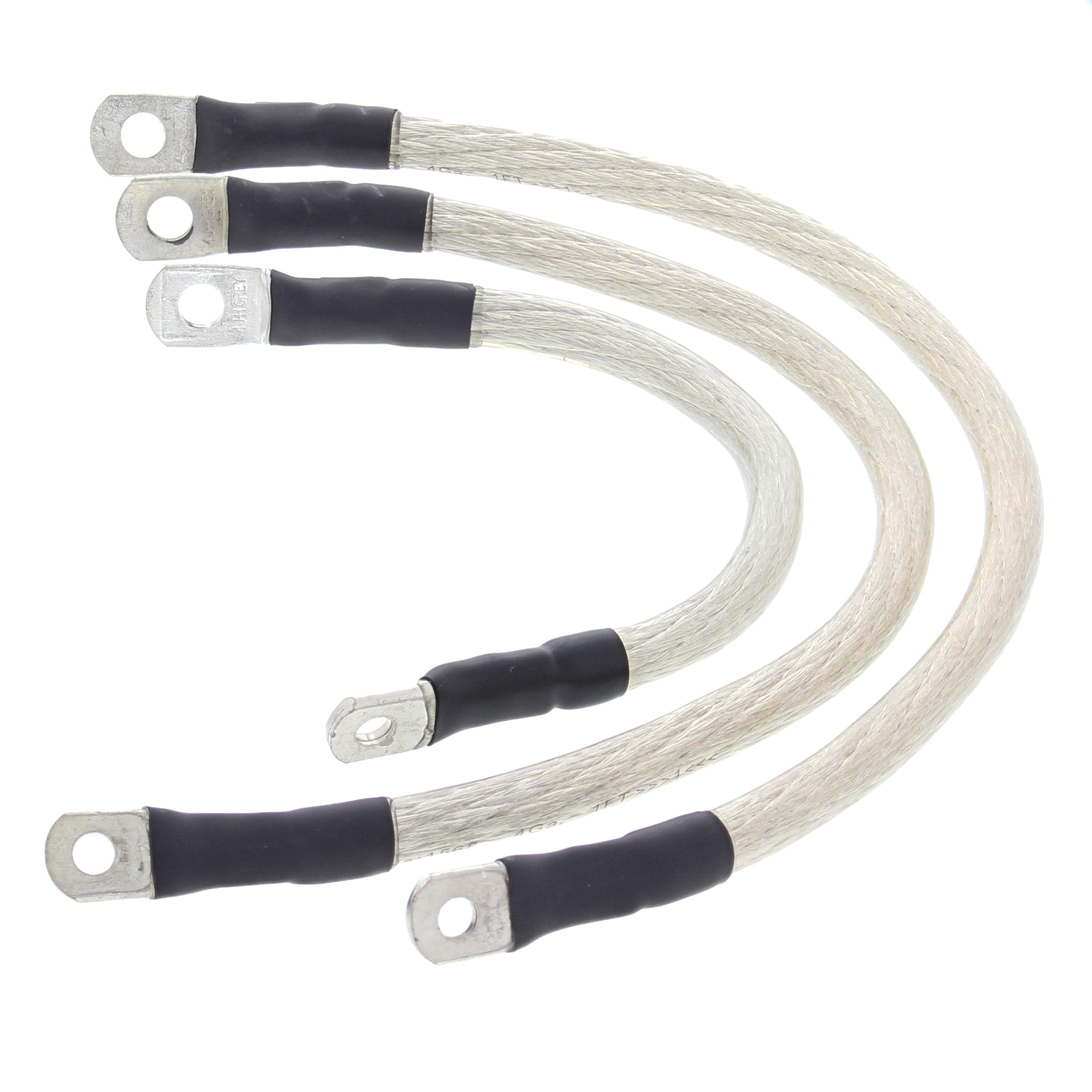 WRP Battery Cable Kit Clear Harley FXD Super Glide 04-06, FXD Super Glide 07-09, FXDB Dyna Street Bob 07-09, FXDBI Dyna Street Bob (EFI) 2006, FXDC Super Glide Custom 2005, FXDC Super Glide Custom 07-09, FXDCI Super Glide Custom (EFI) 05-06, FXDF Dyn