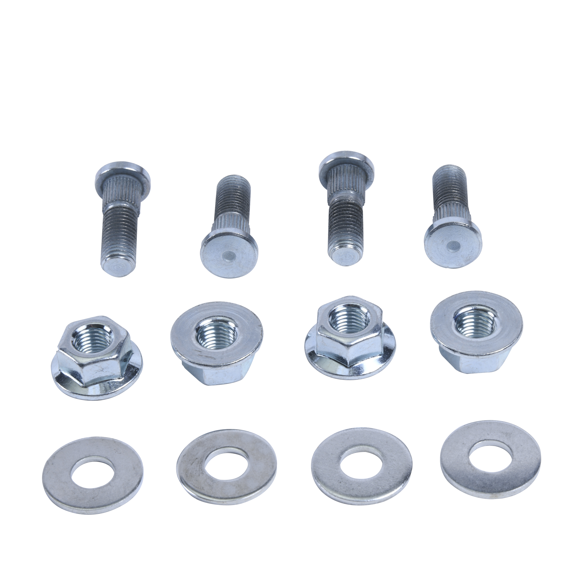WRP Wheel Stud and Nut Kit Front Kawasaki KFX 700 V-Force 04-09, KFX450R 08-14, KVF360A Prairie 4x4 03-13, KVF360B Prairie 03-11, KVF360C Prairie 4x4 03-13, KVF650 Brute Force 05-13, KVF650 Prairie 02-03, KVF700 Prairie 04-06, KVF750 Brute Force 08-1