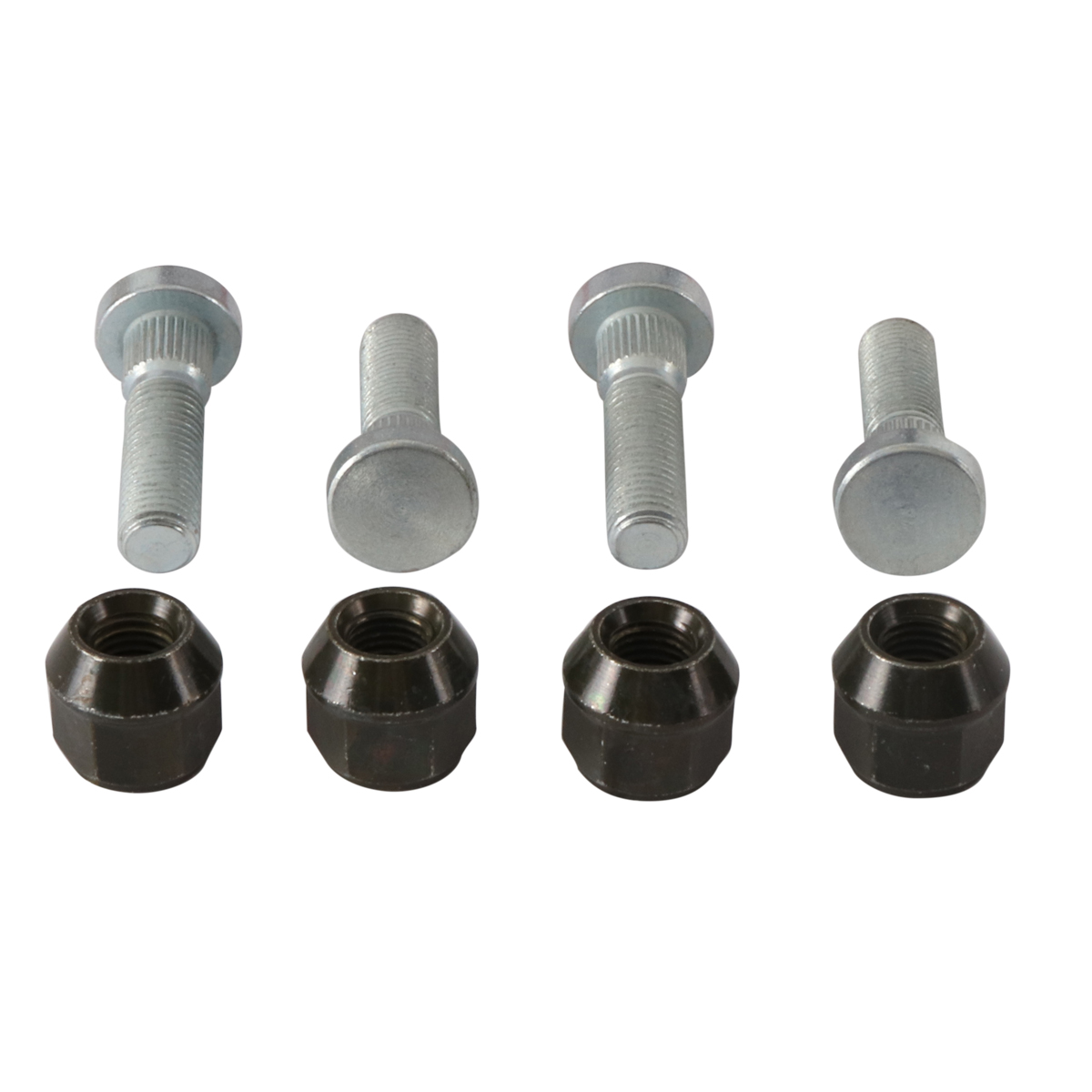 WRP Wheel Stud and Nut Kit Front Kawasaki KVF650 I Brute Force 2008, KVF650 I Brute Force 06-07, KVF650 I Brute Force 09-13, KVF750 Brute Force 05-07, Wheel Stud and Nut Kit Rear Kawasaki KVF650 I Brute Force 06-07, KVF650 I Brute Force 09-13, KVF750