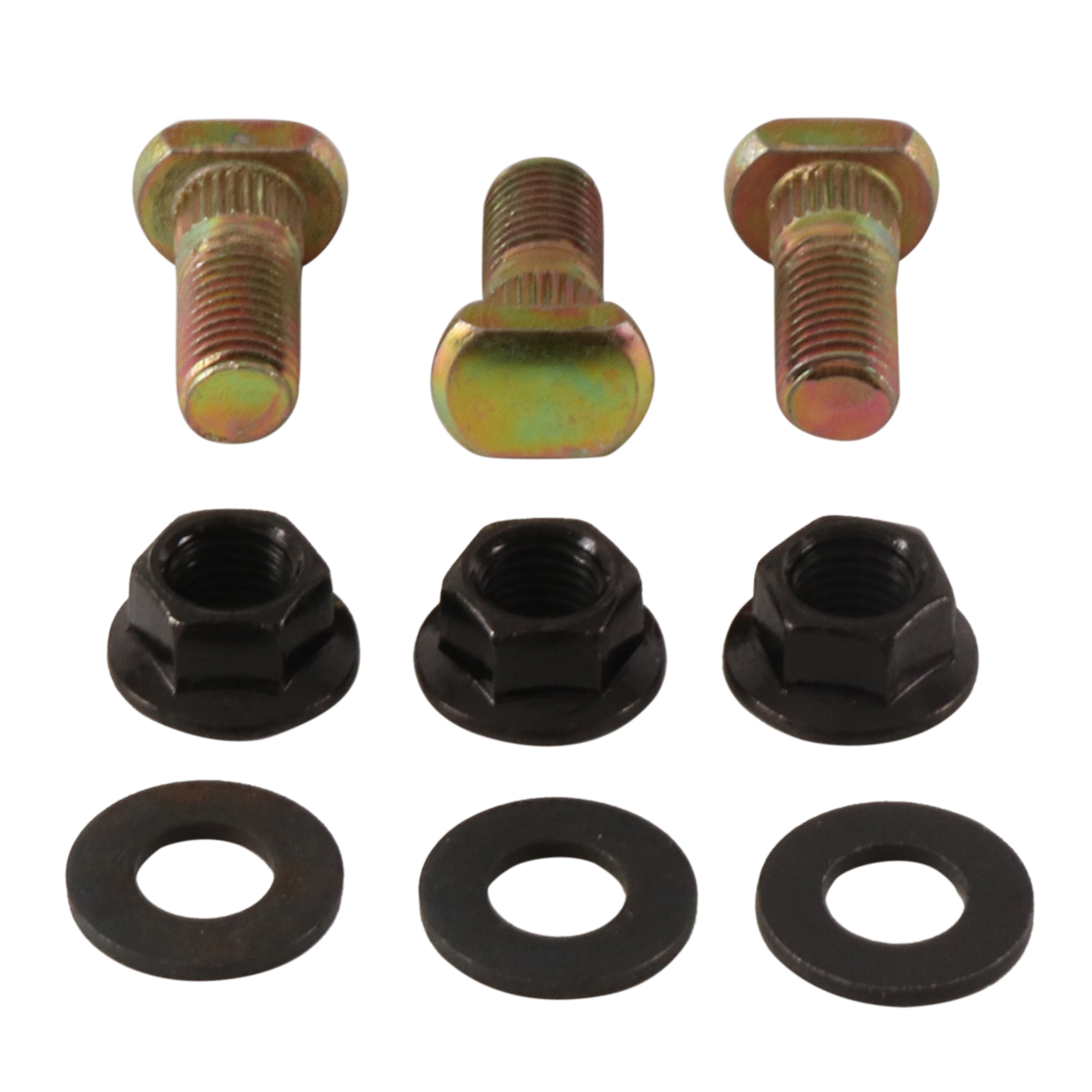 WRP Wheel Stud and Nut Kit Front Suzuki LT-80 87-94, LT-80 96-06, Wheel Stud and Nut Kit Rear Suzuki LT-80 1995, LT-80 87-94, LT-80 96-06, LT-Z90 QUADSPORT 07-22