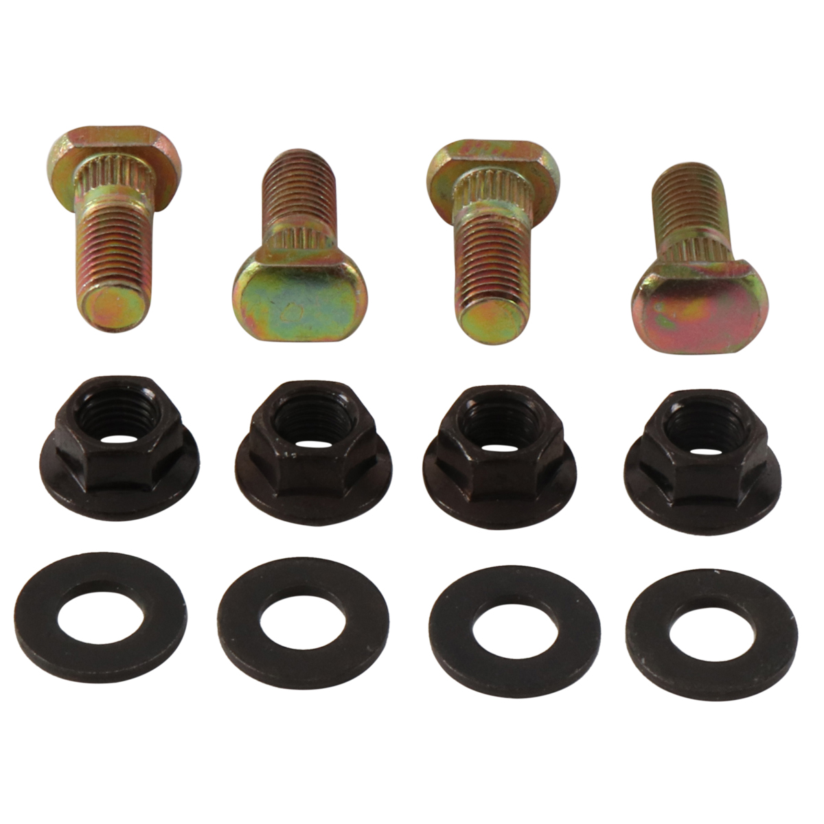 WRP Wheel Stud and Nut Kit Front Suzuki LT-Z90 QUADSPORT 07-22, Wheel Stud and Nut Kit Rear Suzuki LT-160 03-04, LT-160E 89-92, LT-F160 91-01