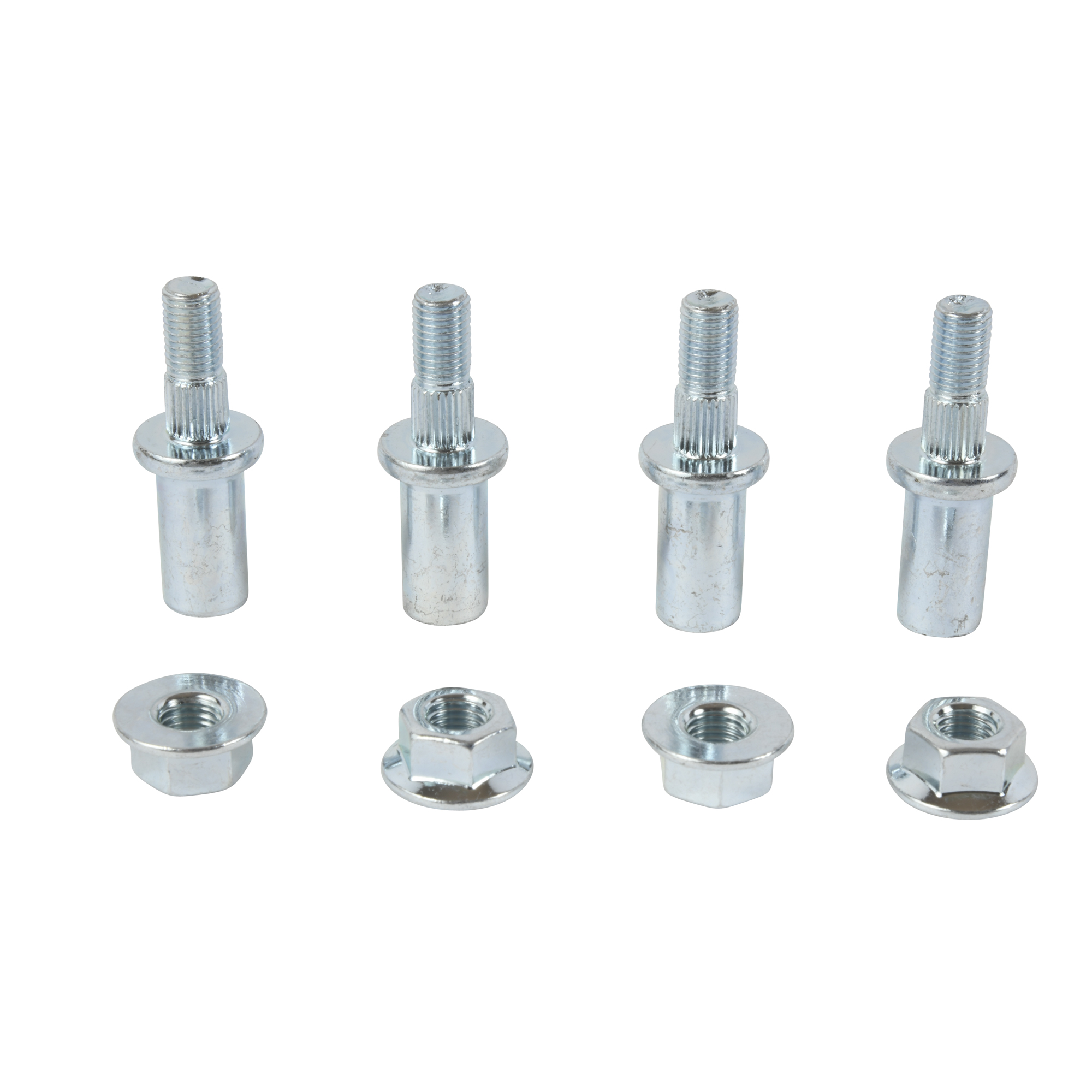 WRP Wheel Stud and Nut Kit Front Arctic Cat 250 2x4 01-02, 250 4x4 01-02, 300 2x4 01-02, 300 4x4 01-02, 375 2x4 w/AT 2002, 375 4x4 w/AT 2002, 400 2x4 2001, 400 4x4 w/MT 2001, 400 4x4 w/MT 2002, 500 4x4 w/AT 00-02, 500 4x4 w/MT 2001, 500 FIS TBX 4x4 2