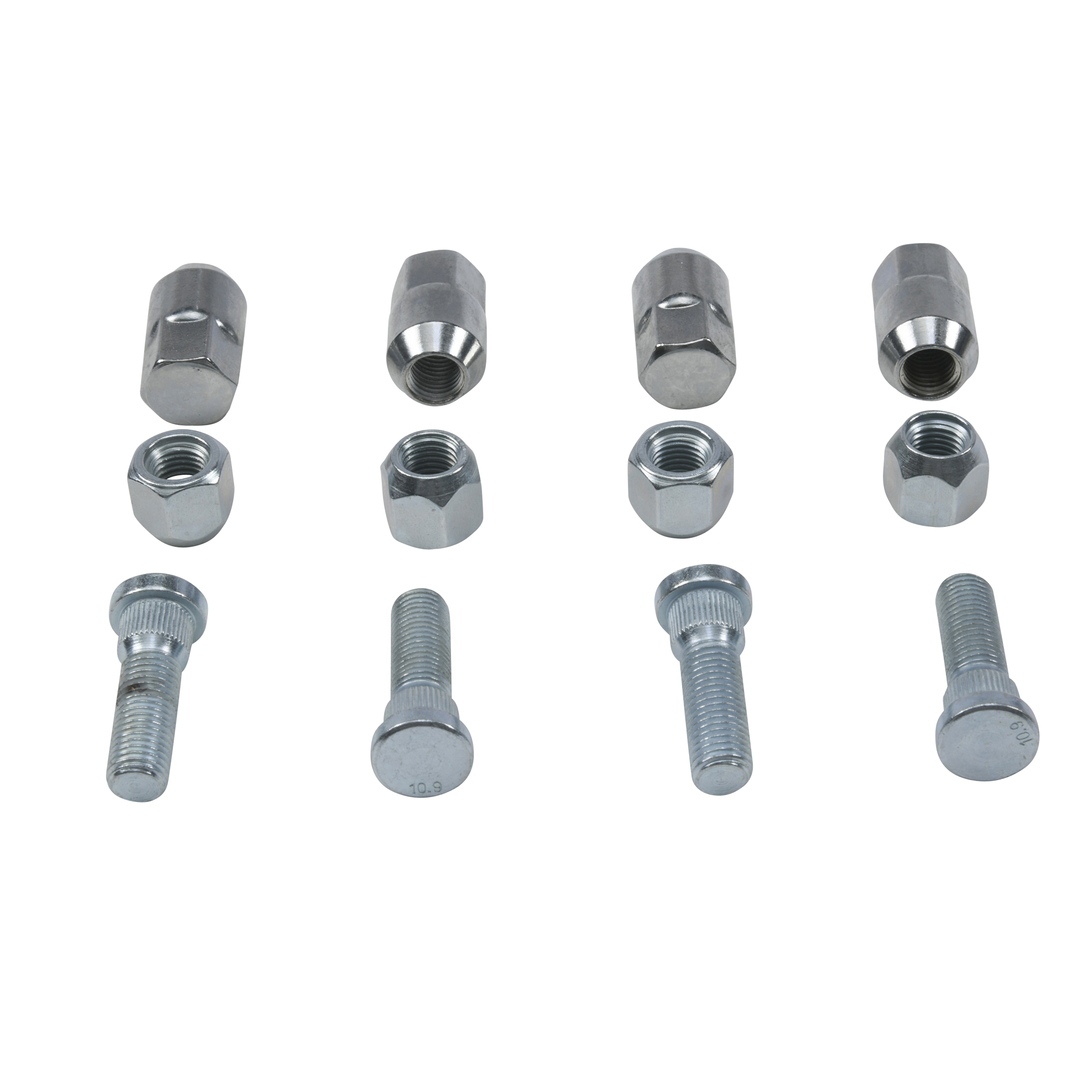 WRP Wheel Stud and Nut Kit Front Polaris Ranger 570 Full Size 2015, Ranger 570 Full Size 2016, Ranger 900 XP 13-16, RZR 900 50 55 Inch 15-17, Wheel Stud and Nut Kit Rear Polaris Ranger 570 Full Size 2015, Ranger 900 XP 13-16, RZR 900 50 55 Inch 15-17