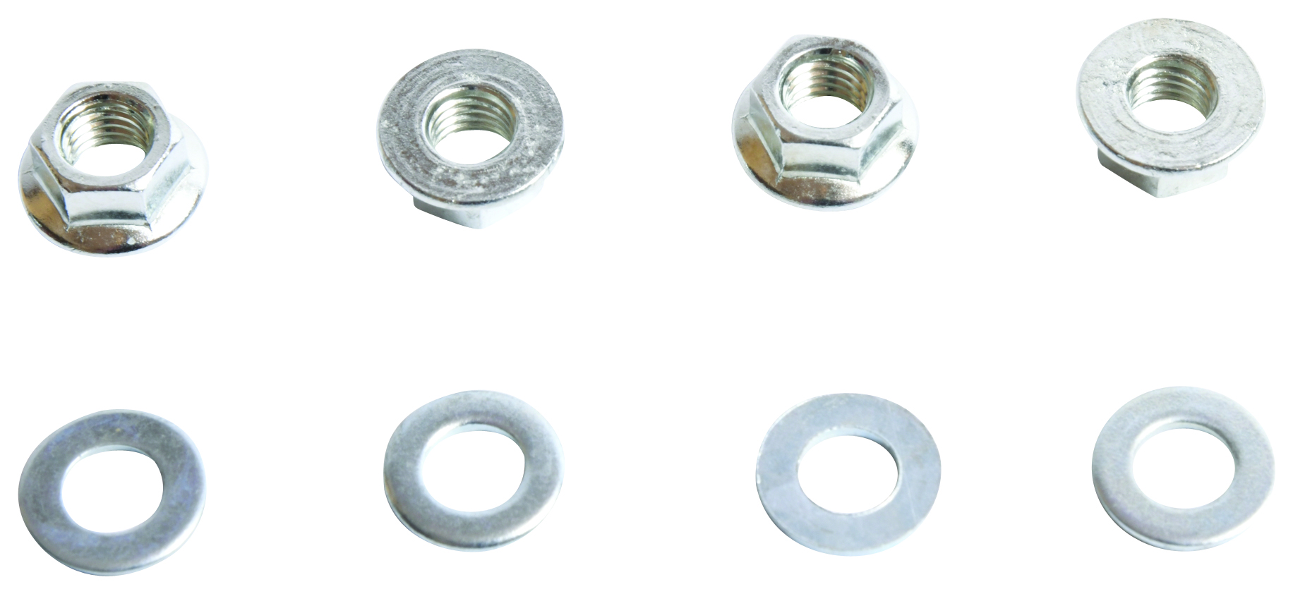 WRP Wheel Nut Kit Front Suzuki LT-160E 89-92, LT-230E 1987, LT-230E 88-93, LT-250R 85-86, LT-250R 87-92, LT-250S 89-90, LT-500R 87-90, Yamaha YFM50 Raptor 07-08, YFM80 Badger 98-01, YFM80 Grizzly 05-08, YFM80 Raptor 02-08, Wheel Nut Kit Rear Yamaha Y