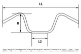 Hendler Handlebar 1'' Chrome 10'' Rise With Dimples