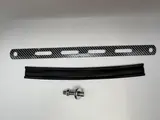 Exhaust Clamp/ Strap Stainless Steel 310mm Carbon Look with Rubber