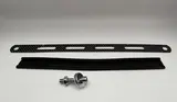 Exhaust Clamp/ Strap Stainless Steel 310mm Carbon Look with Rubber