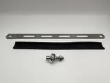 Exhaust Clamp/ Strap Stainless Steel 310mm Silver with Rubber