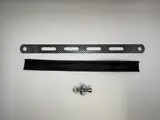 Exhaust Clamp/ Strap Stainless Steel 320mm Carbon Look with Rubber