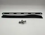 Exhaust Clamp/ Strap Stainless Steel 320mm Carbon Look with Rubber