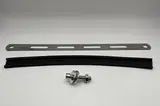 Exhaust Clamp/ Strap Stainless Steel 320mm Silver with Rubber
