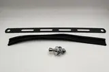 Exhaust Clamp/ Strap Stainless Steel 330mm Carbon Look with Rubber