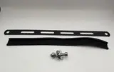 Exhaust Clamp/ Strap Stainless Steel 340mm Carbon Look with Rubber