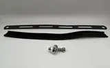 Exhaust Clamp/ Strap Stainless Steel 370mm Carbon Look with Rubber