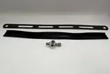 Exhaust Clamp/ Strap Stainless Steel 380mm Carbon Look with Rubber