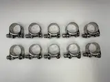 Mikalor Exhaust Clamps 29-31mm All Stainless Steel inc Bolt