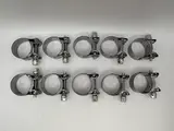 Mikalor Exhaust Clamps 34-37mm Stainless Steel With Zinc Bolt