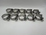 Mikalor Exhaust Clamps 37-40mm Stainless Steel With Zinc Bolt