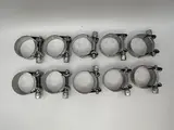 Mikalor Exhaust Clamps 37-40mm Stainless Steel With Zinc Bolt