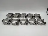 Mikalor Exhaust Clamps 40-43mm All Stainless Steel inc Bolt