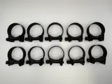 Mikalor Exhaust Clamps 43-47mm Stainless Steel With Zinc Bolt (Black)