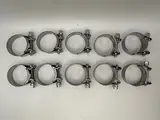 Mikalor Exhaust Clamps 43-47mm Stainless Steel With Zinc Bolt