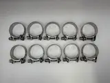 Mikalor Exhaust Clamps 47-51mm All Stainless Steel inc Bolt