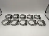 Mikalor Exhaust Clamps 47-51mm Stainless Steel With Zinc Bolt
