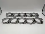 Mikalor Exhaust Clamps 51-55mm Stainless Steel With Zinc Bolt