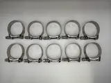 Mikalor Exhaust Clamps 55-59mm All Stainless Steel inc Bolt