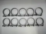 Mikalor Exhaust Clamps 59-63mm Stainless Steel With Zinc Bolt