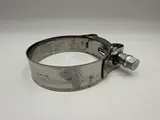 Mikalor Exhaust Clamps 63-68mm Stainless Steel With Zinc Bolt