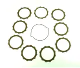 Athena Clutch Friction Plate & Cover Gasket Kit KTM 450 EXC 08, 450 XC-W 08
