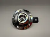 Nikko Horn 6 Volt (6V) Chrome with Black Bracket OD 90mm (108dB) (415Hz) (2.5A) (Made in Japan)