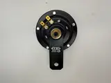 Nikko Horn 6 Volt (6V) Chrome with Black Bracket OD 90mm (108dB) (415Hz) (2.5A) (Made in Japan)