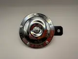 Nikko Horn 12 Volt (12V) Chrome with Black Bracket OD 90mm (108dB) (415Hz) (2.5A) (Made in Japan)